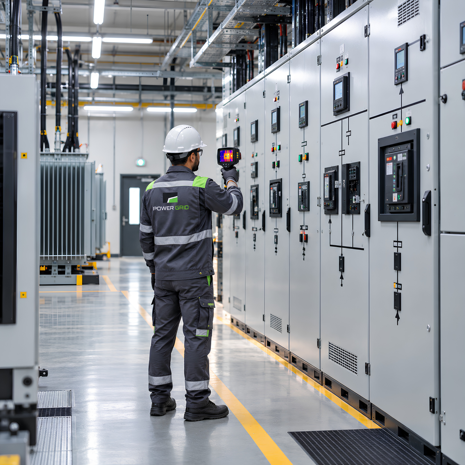 Annual Maintenance Contracts (AMC) - thermographic surveys, inspection, cleaning, torque verification, insulation testing, device functional testing, written reports each visit